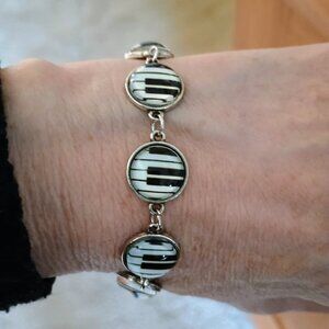 Unique Piano Keyboard bracelet